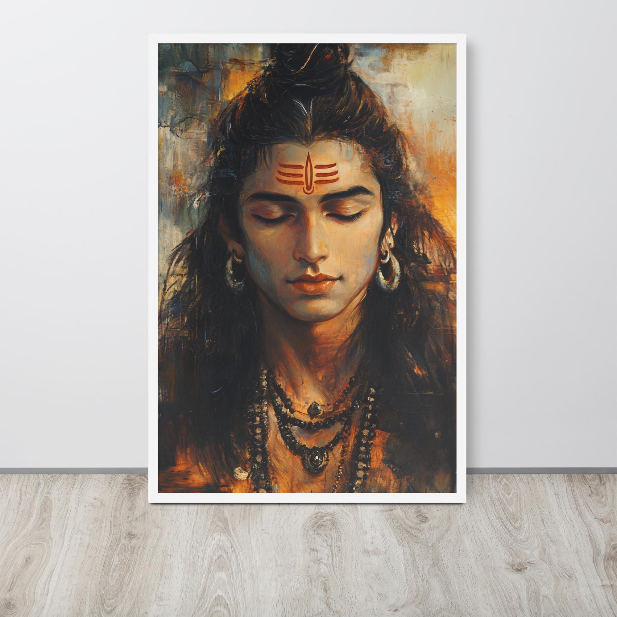 Hindu God Lord Shiva - Meditation Art Print for Spiritual Decor, Home ...