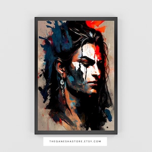 Hindu Lord Shiva Spiritual Art Print - Hindu Wall Art