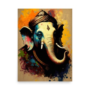 Ganesh Digital Art | Ganesha Picture | Ganesha Painting | Mystic Art | Ganesha Art | Hinduism | Ganesh Poster | Ganesh Print | Spiritual Art