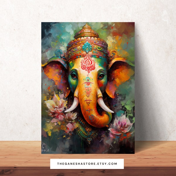 Lord Ganesha Digital Painting | Ganesha Art | Ganesh Art | Hindu Art | Spiritual Art | Hindu Gods | Hinduism | Ganesh Png | Ganesha Png