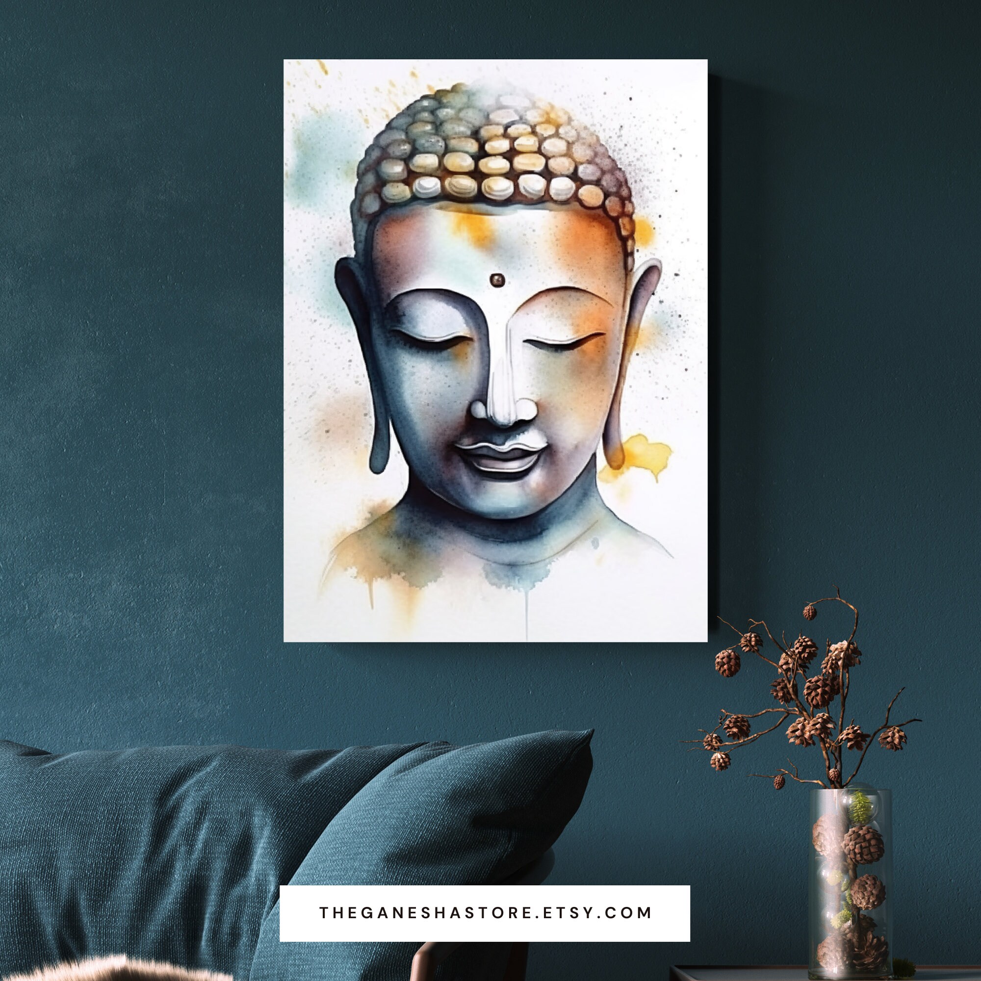 Buddha Meditation Art Buddha Art Buddha Painting Buddha Etsy
