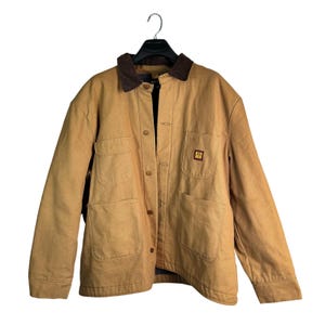 VTG Wrangler Big Ben Chore Jacket Men’s 2XL sz 50 Brown Blanket Lined work barn