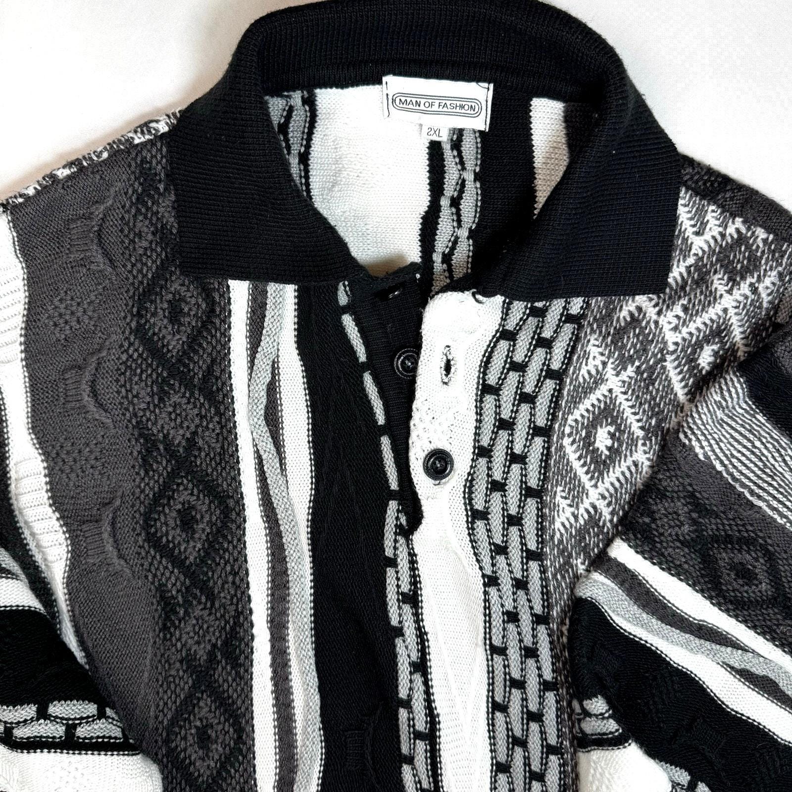 Black Coogi Sweater - Etsy