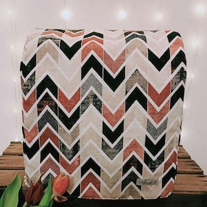 Protective cover / cover, 2-layer - &quot;zigzag pattern&quot; for Thermomix TM5 / TM6 / TM31 food processor