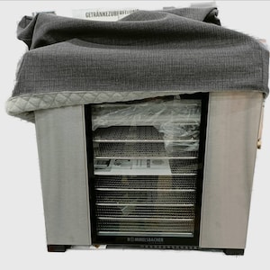 Protective cover for dehydrators Rommelsbacher DA900 / DA1000 - Cover, 2-ply in &quot;mottled grey&quot;
