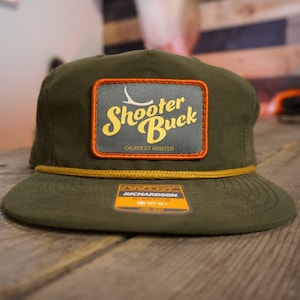 Grandpa&#39;s Shooter Buck Hat | Deer Hunting Hat | Deer Hunter Gift I Hunting Hat I Gift for Hunters | Hunting Gift For Dad I Archery Hat