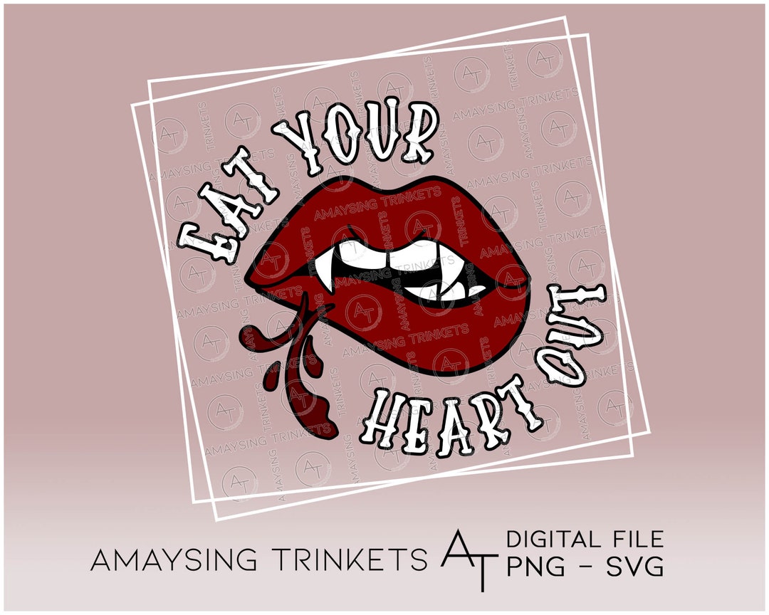 Eat Your Heart Out Decal - Etsy