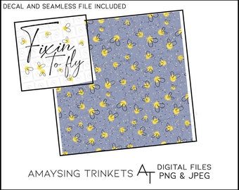 Firefly Seamless Pattern