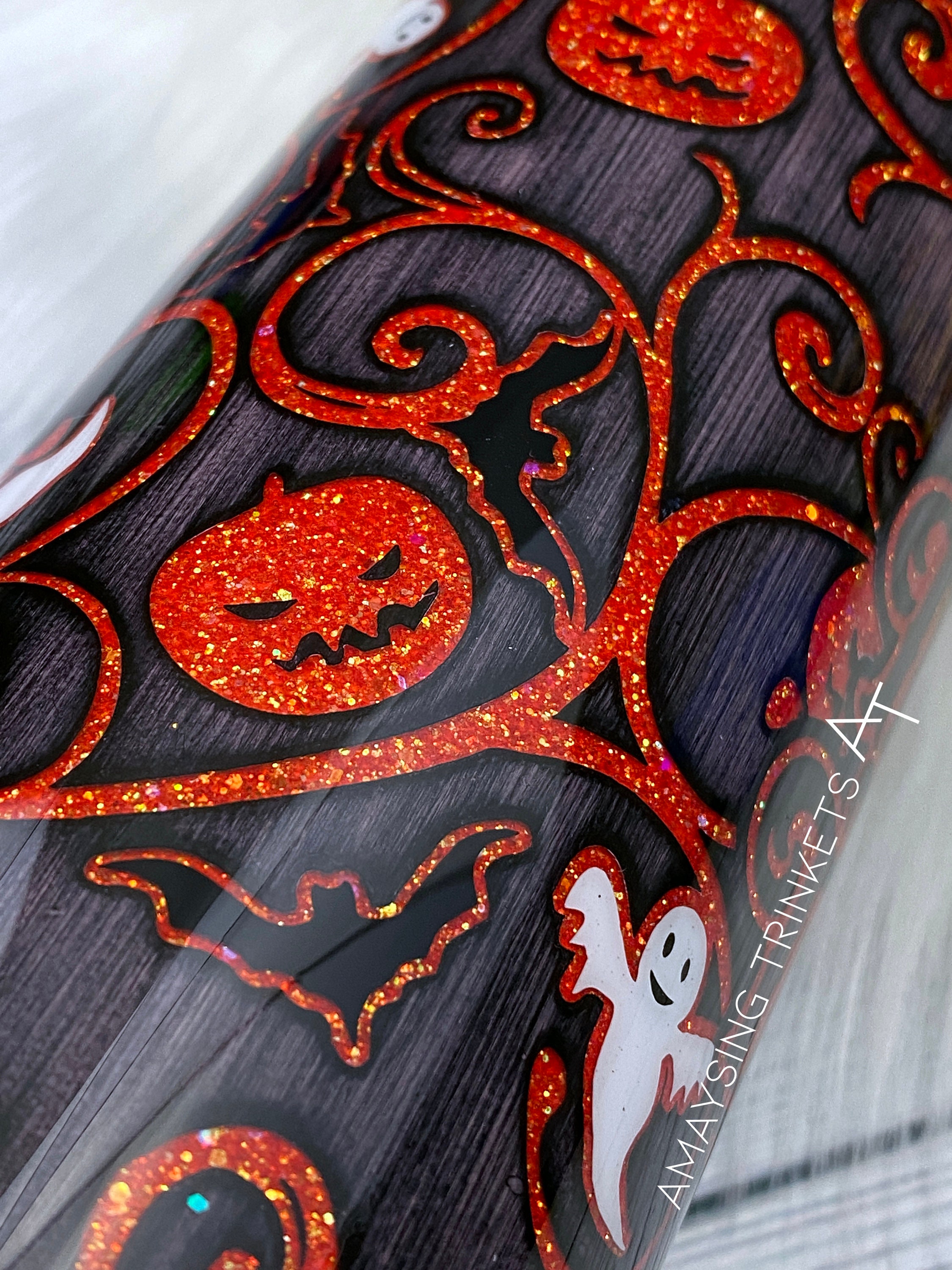 Halloween Tumbler Wrap SVG Etsy