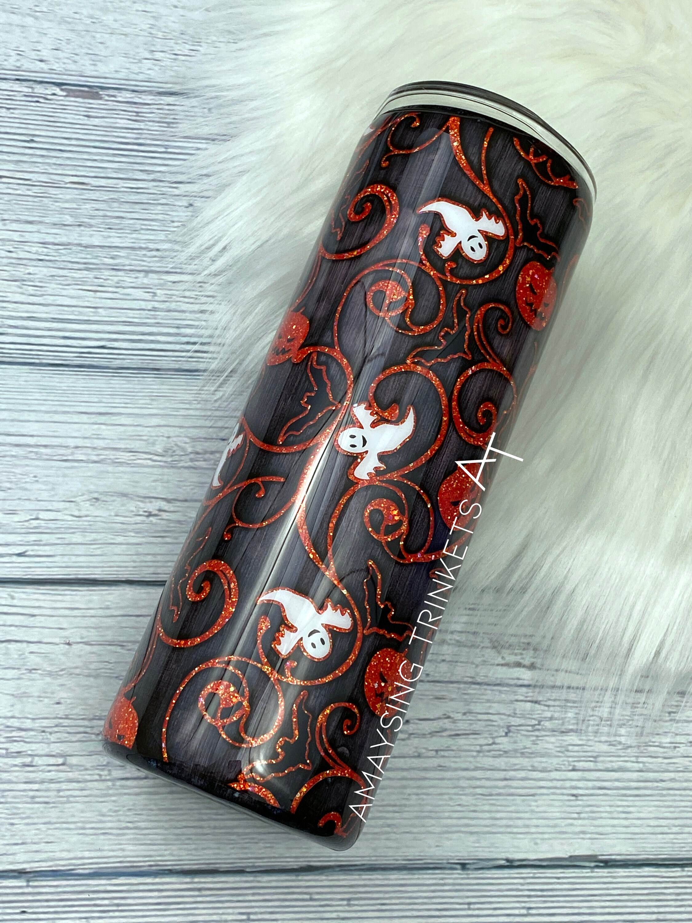 Halloween Tumbler Wrap SVG Etsy