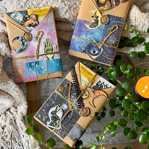 Celestial Theme Blind Date With A Book | Witchy Theme Blind Date With A Book | Surprise Book | Adult & YA Book Gift | Book Lovers Gift