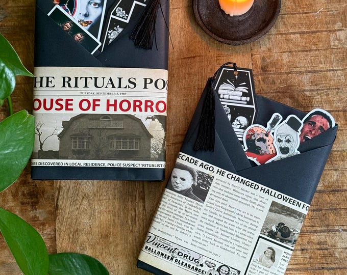 Horror Theme Blind Date with a Book | Horror Lover Gift | Book Lover Gift | Blind Date with a Book