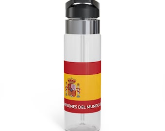 Spain World Champions España Campeones Del Mundo 2026 water bottle | 20oz Tritan sport bottle