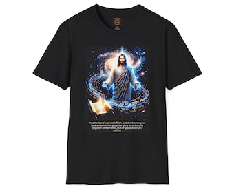 The Word Became Flesh Jesus Illustration T-Shirt | Spiritual Art
