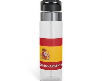 Spanish Flag LÁGRIMAS ARGENTINAS Argentinean Tears Sport Bottle | 20oz Tritan