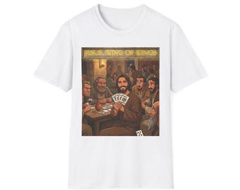 Jesus Playing Cards T-Shirt | Jesus, King of Kings artwork