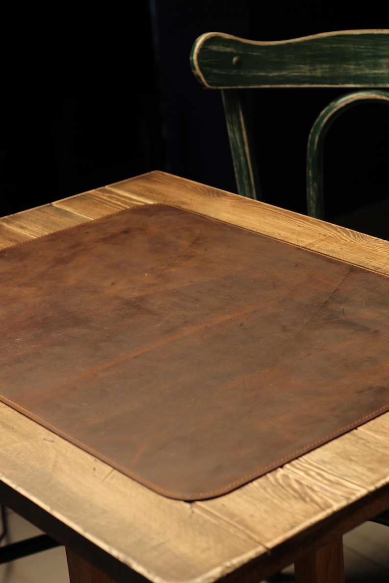 leatherdesk mat