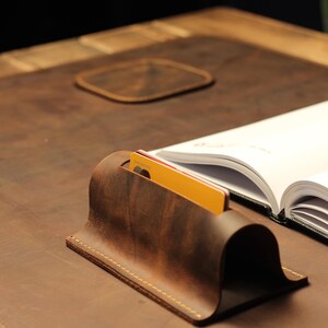 leather card holder
