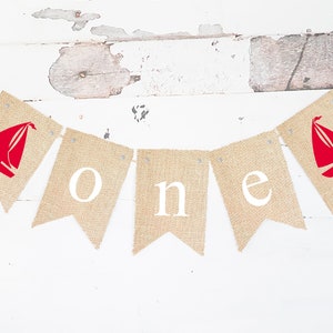 Sailboat One Banner, Nautical First Birthday Party Decor, First Birthday Banner, One Banner, Nautical Party Decor, First Birthday  Printable