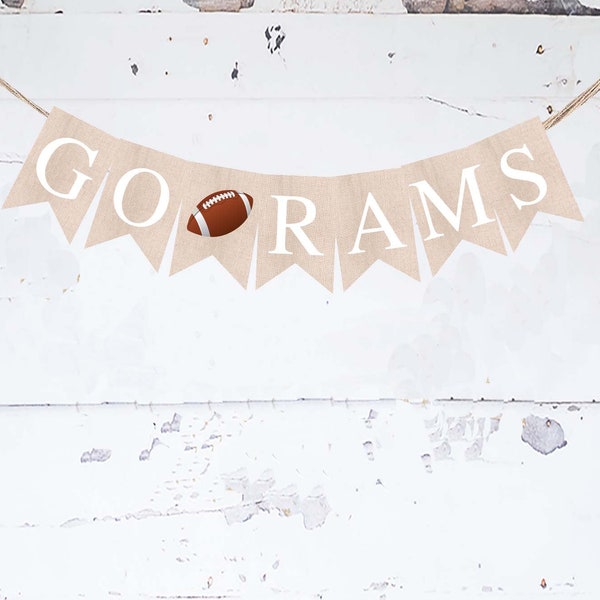 Football Garland Printable - Etsy