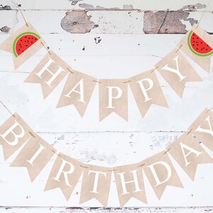 Waterlmelon Birthday Party, Watermelon Party Decor, Summer Party Decorartion, Watermelon Themed Birthday Party Printable
