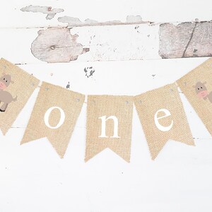 Goat One Banner, Farm First Birthday Party, Farm Birthday Decorations, Farm Party, Barn Party, First Birthday Decor, One Banner Printable
