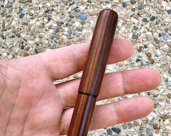 Pluma estilográfica hecha a mano / Kingwood / Plumín Bock n.° 6