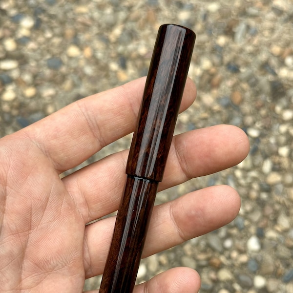 Very Rare Black Mulga Bespoke Fountain Pen | Kitless Fountain Pen | Handmade | Bock #6 | Perfect Gift