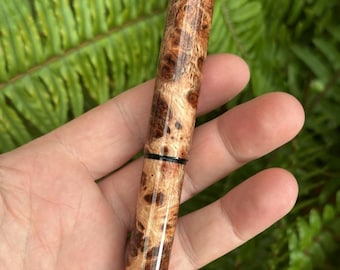 Handmade Fountain Pen | Weru Burl | Cypress #6 Nib