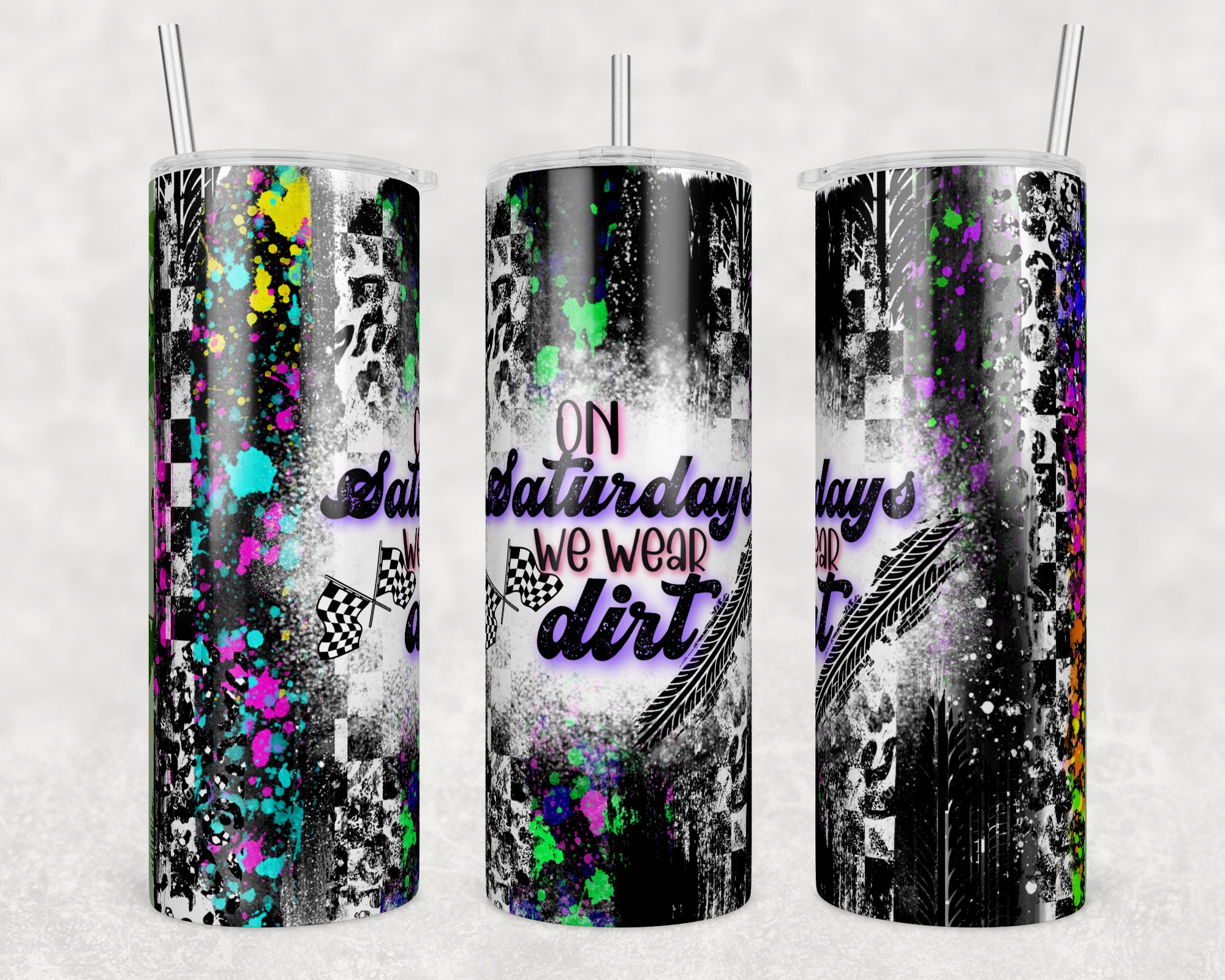 Drag Racing Tumbler Red