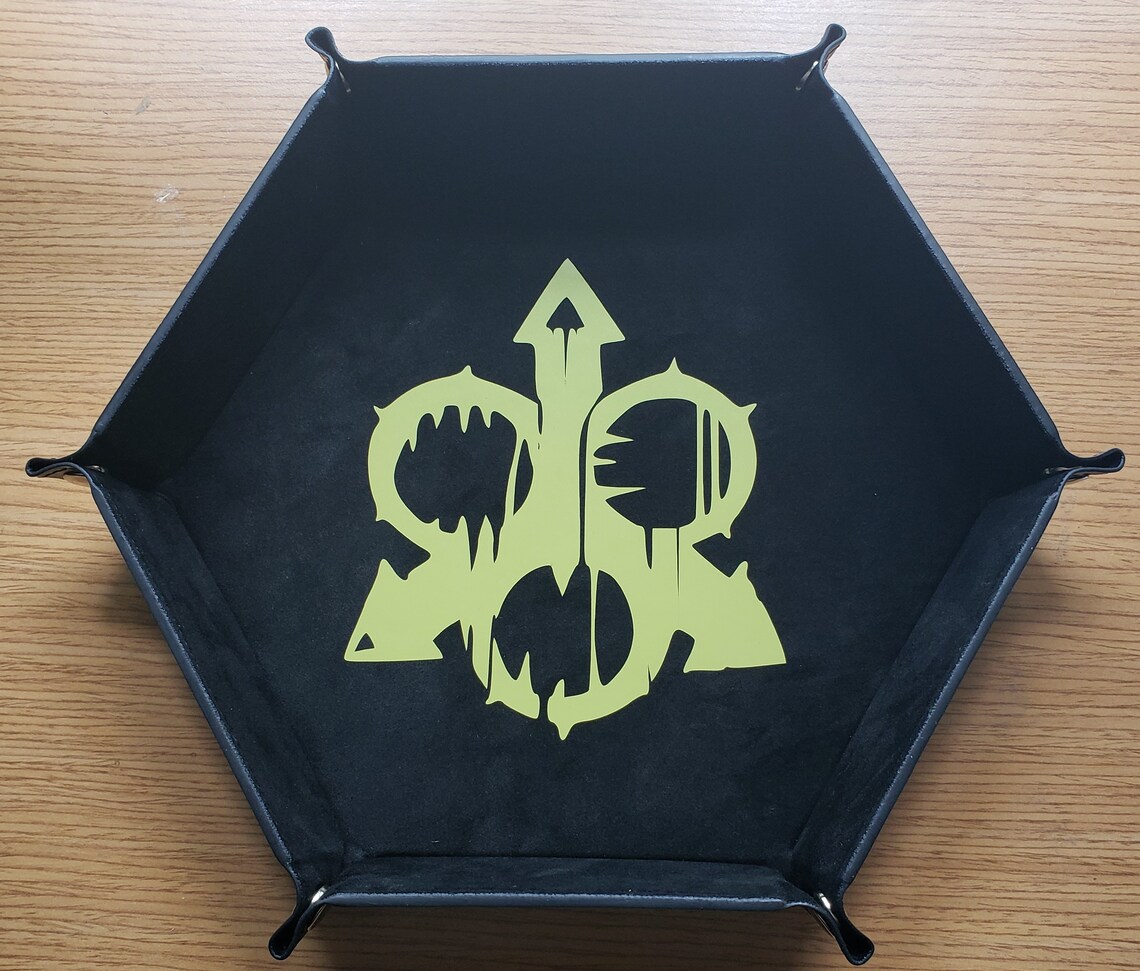 Dice Tray Warhammer 40k Age of Sigmar Nurgle Inspired Etsy