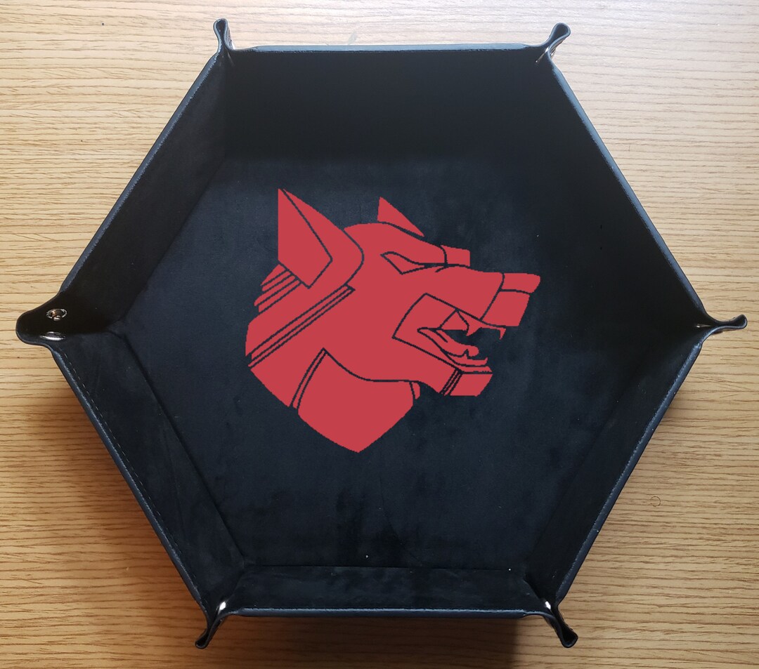 Dice Tray Clan Wolf Inspired Faction Symbol for Battletech Etsy Canada