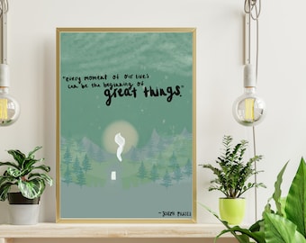 Pilates Studio Art Print: Joseph Pilates Quote (PDF)