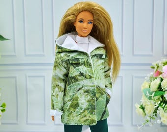 Curvy Doll Jacket with hood and pocket
