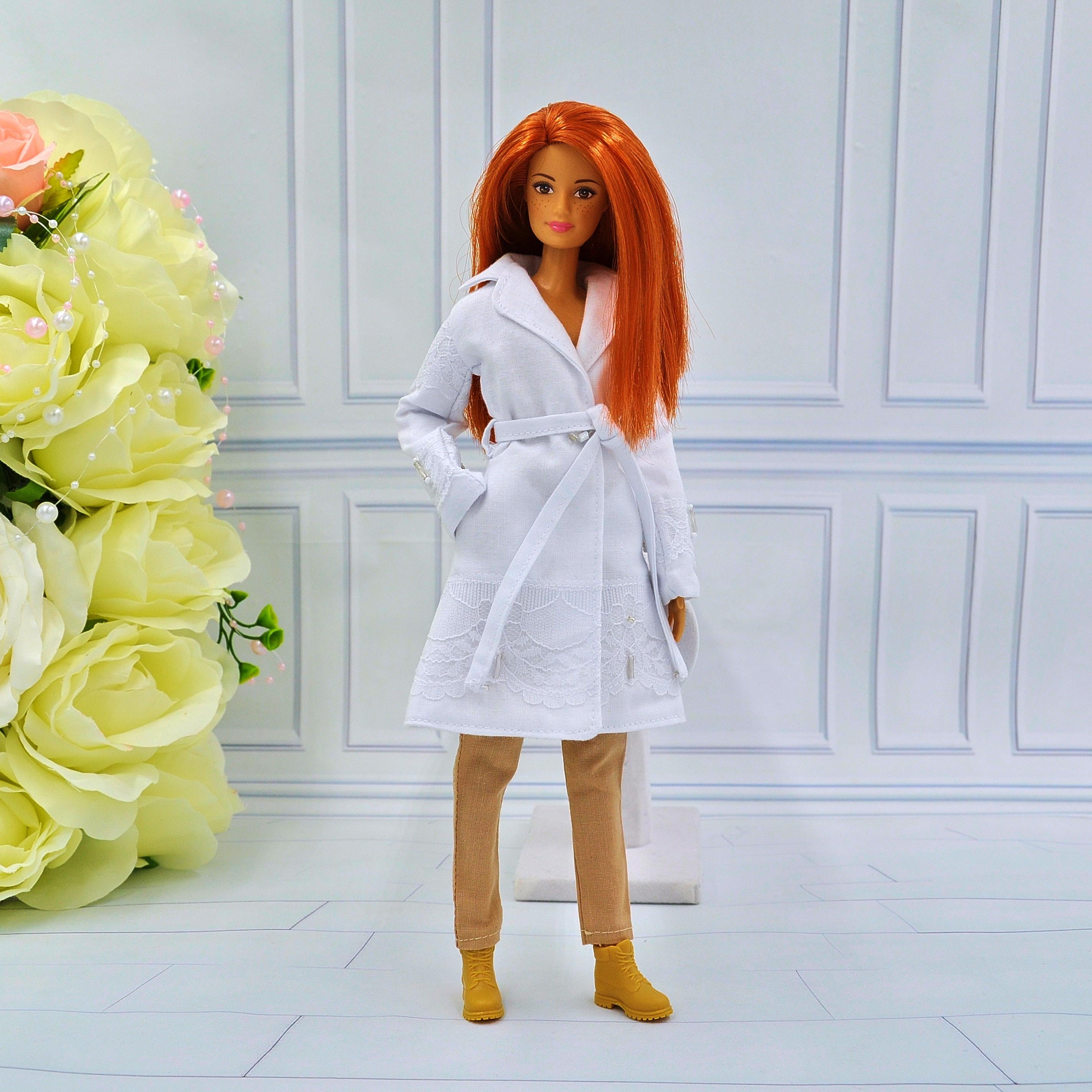 Barbie white coat - Etsy 日本 