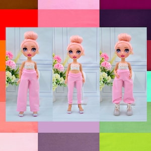 Pants for rainbow doll, trousers for RH dolls, leggings, wide, baggy pants to choose, many colors!