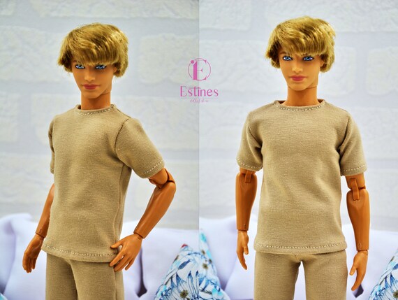 Buy Classic T shirt for a Ken Doll Clothes for Male Dolls