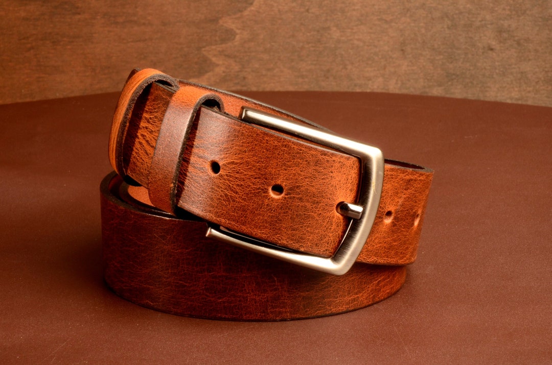 Personalized Leather Belt Leather Belts for Husband Leather - Etsy
