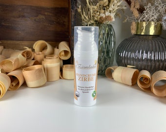 Handcreme Zirbe | intensive Handpflege | Tierversuchsfrei | Dermatologisch Getestet | für empfindliche Haut