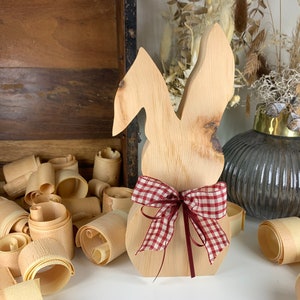 Easter bunny made of pine | Easter decoration | Wooden bunny pine | Wooden decorative bunny | Easter love | Pine bunny | Easter gift | 100% handmade in Austria