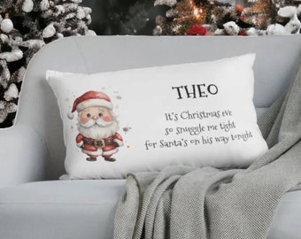 Personalised Christmas Eve Pillow Case | One More Sleep Cushion | Christmas Eve Box Ideas | Gift From The Elves | Gifts For Girls and Boys