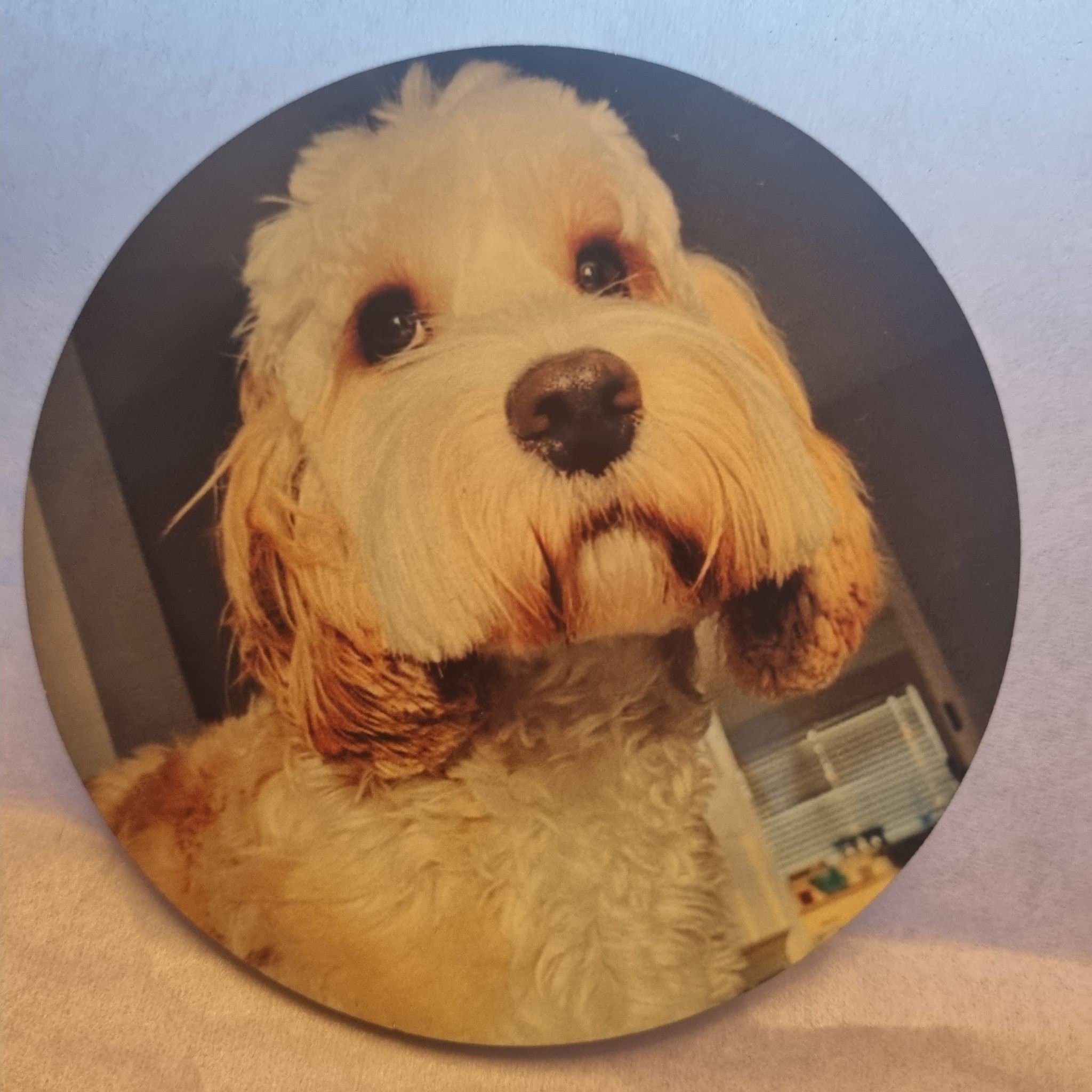 Personalised coaster with your choice of words or photo - Thumbnail 3