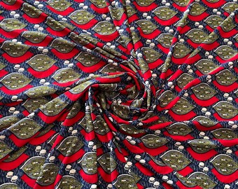 Multicolor Poly Print  Stretchy Fabric