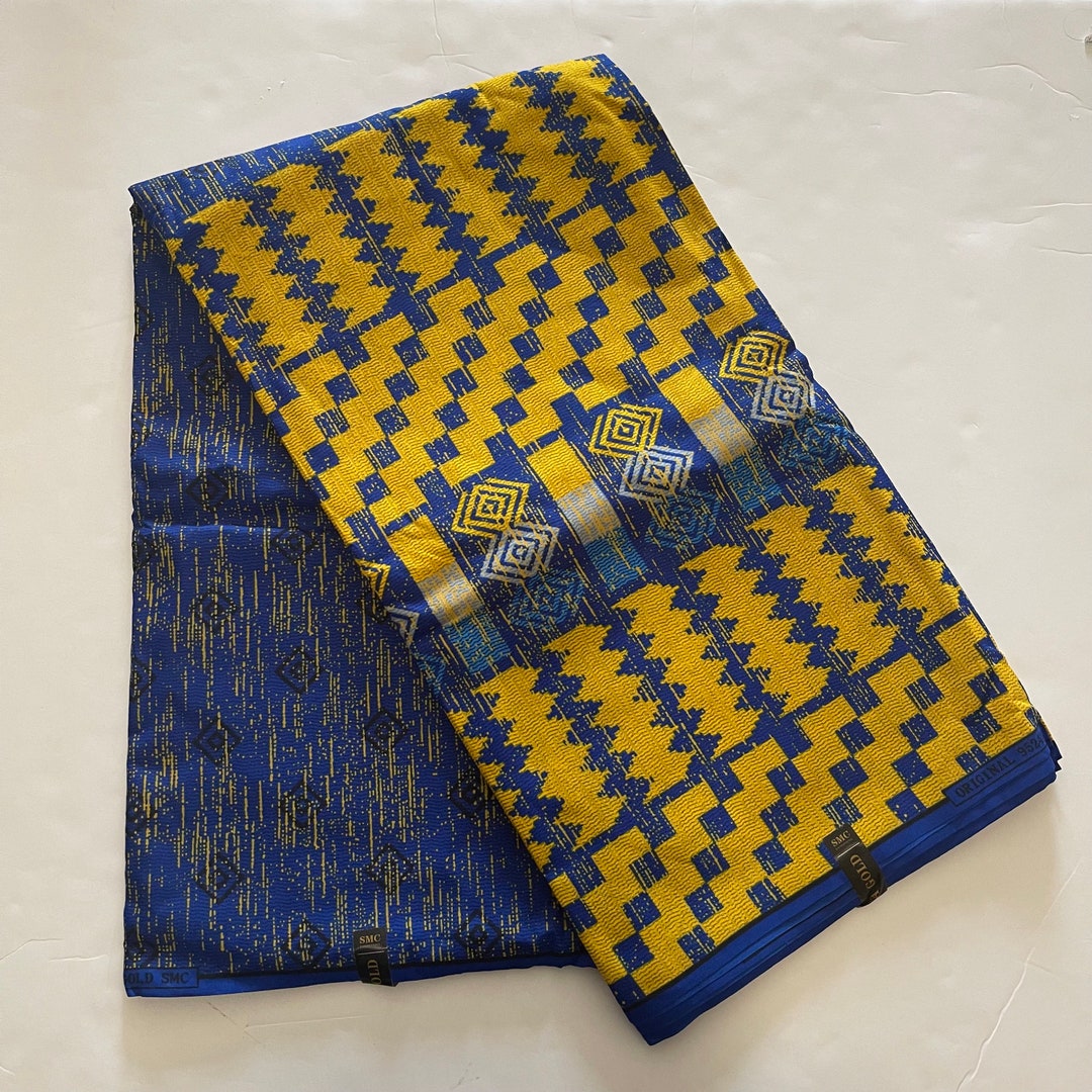Multicolor Ankara Fabric with Vibrant Floral Designs