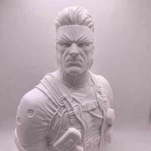 Solid Snake | Metal Gear Solid | Fan Art | Sculpture | Statue