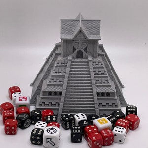 Uivo de Gorr | Cofre de dados impresso em 3D | Caixa de armazenamento | Rolo Mítico | Compatível com Dungeons and Dragons, Pathfinder, TTRPG, Magic, etc.