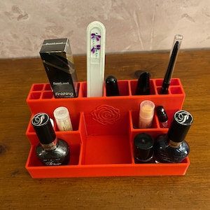 Organizzatore per il trucco a forma di rosa