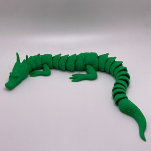 Gegliederter Drache Deluxe | 3D Gedrucktes Fidget Spielzeug | Hex3D Design
