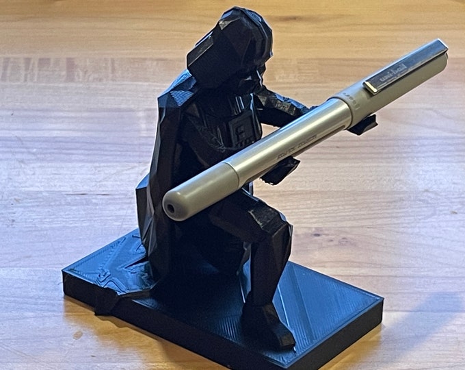 Darth Vader Pen Holder | Star Wars Inspired | Sci-Fi Office Accessories | 3D Printed Pen Holder