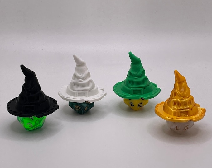 The Magic Hat | Mythic Dice Guardian | 3D Printed | Compatible with Dungeons and Dragons, Pathfinder, TTRPG, Magic, etc.